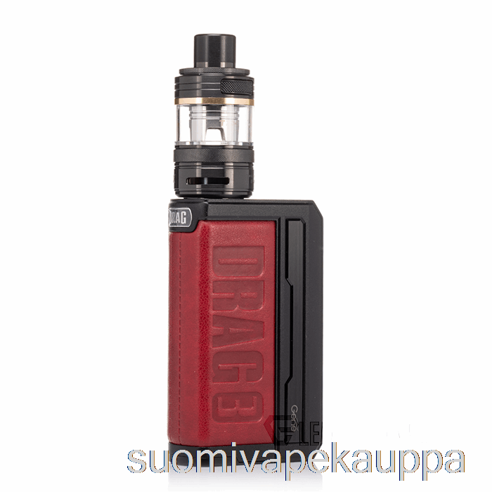 Vape Box Voopoo Drag 3 177w Aloitussarja [tpp-x] Musta-punainen